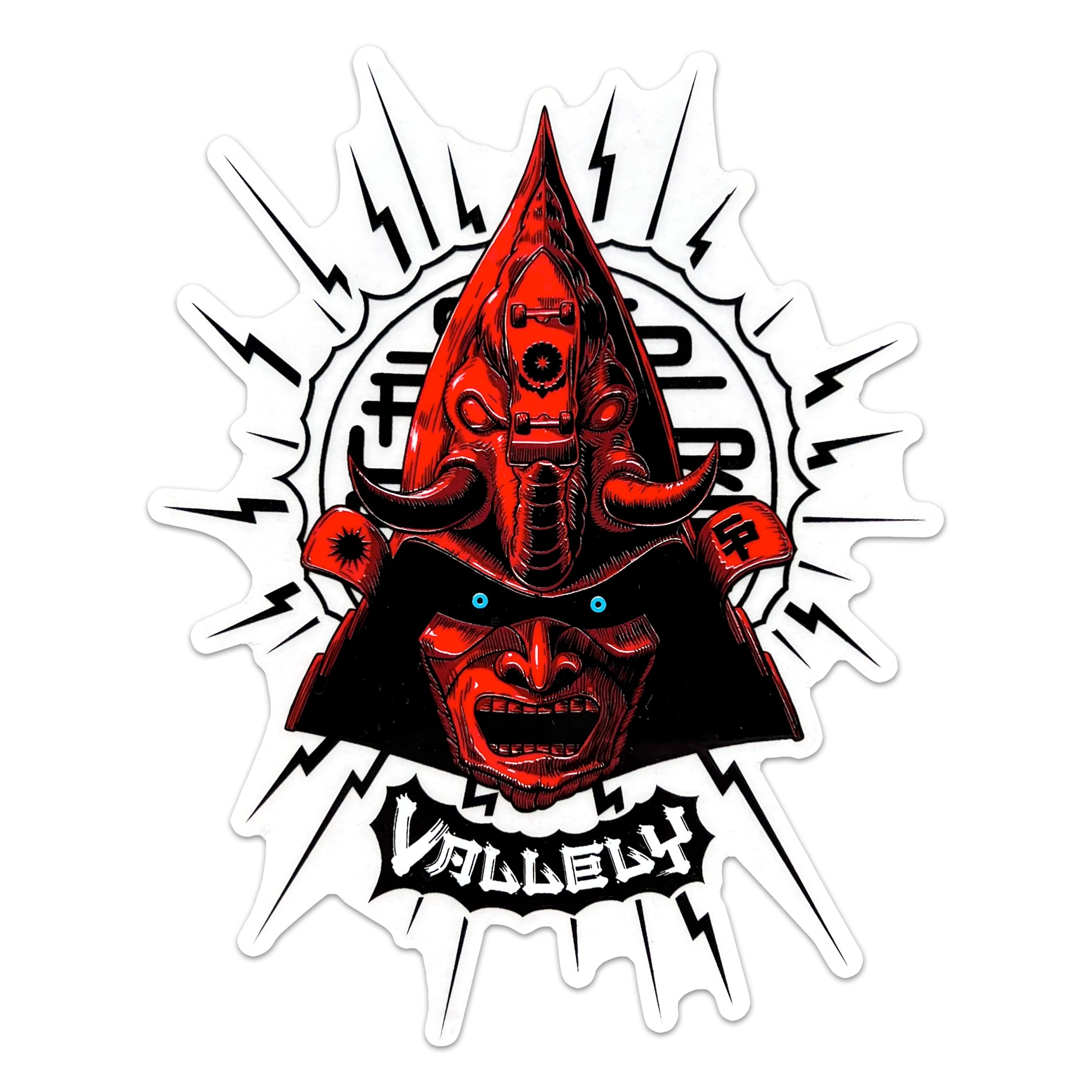 Vallely Samurai Sticker