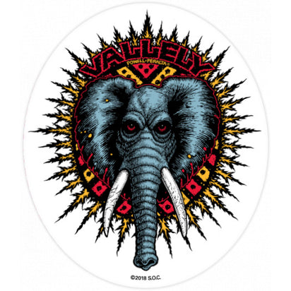 Vallely Elephant Sticker
